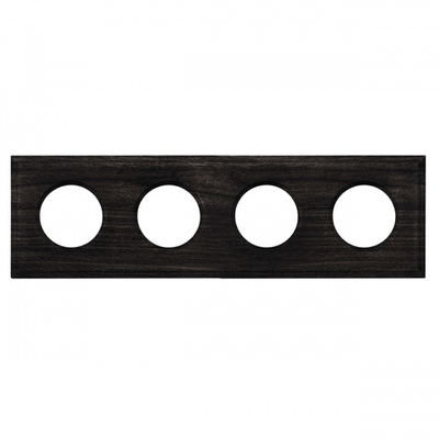 Рамка 4-х постовая (Угольно-черный) С.М. BF4 BF4-640-119