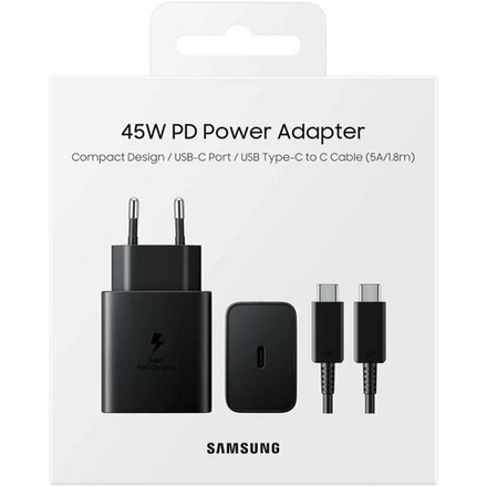 Блок питания Samsung Original Adapter 45W + кабель