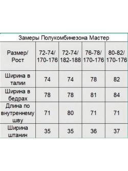 Полукомбинезон рабочий летний Гигант Великан