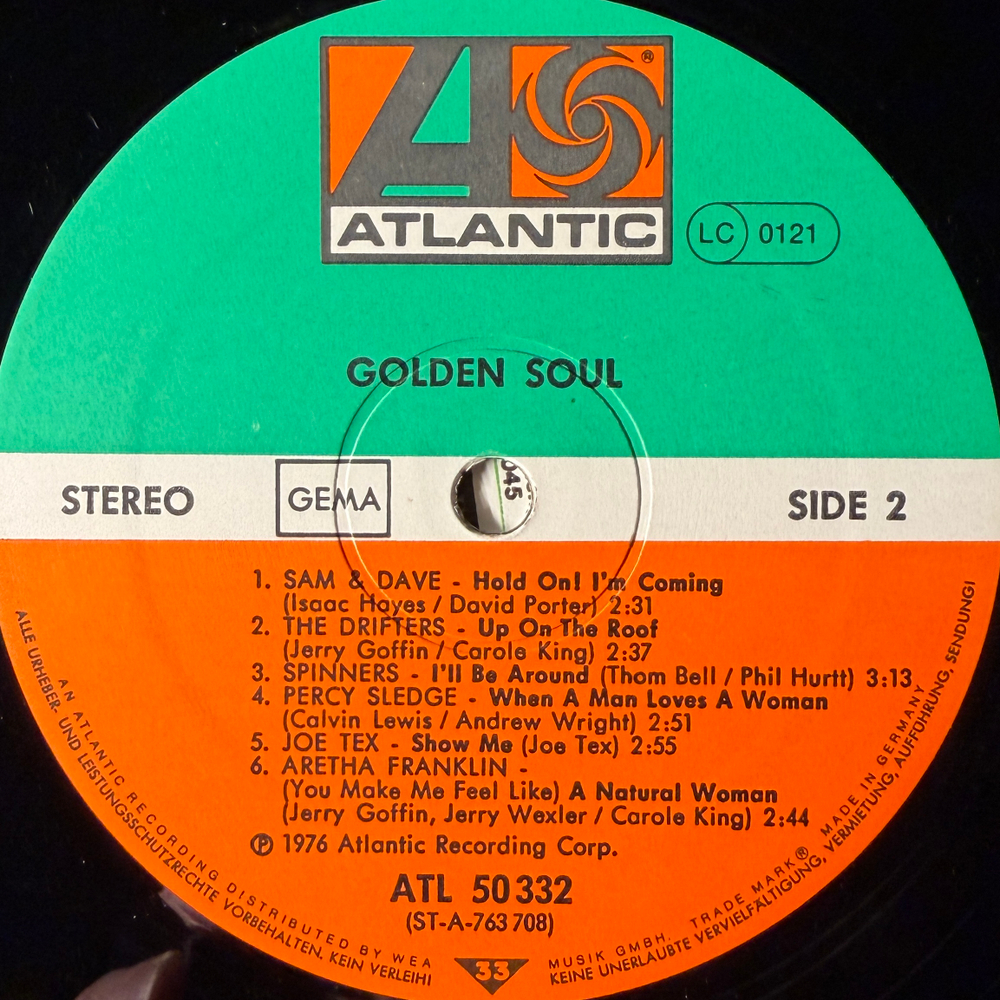 Сборник Golden Soul (Германия 1976г.) Т