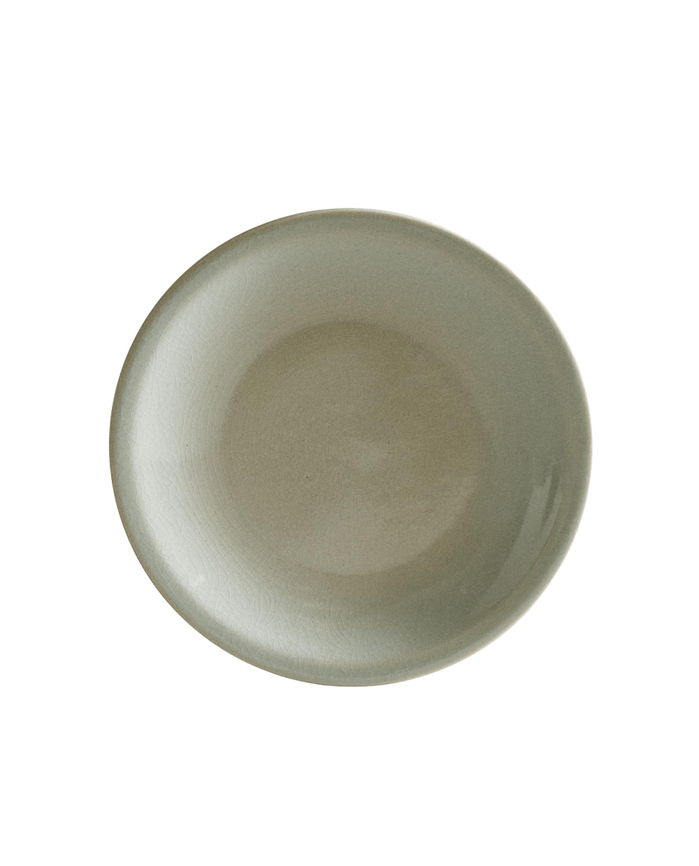 Zara Home тарелка десертная из каменной керамики, цвет зелёный, 19.2 см