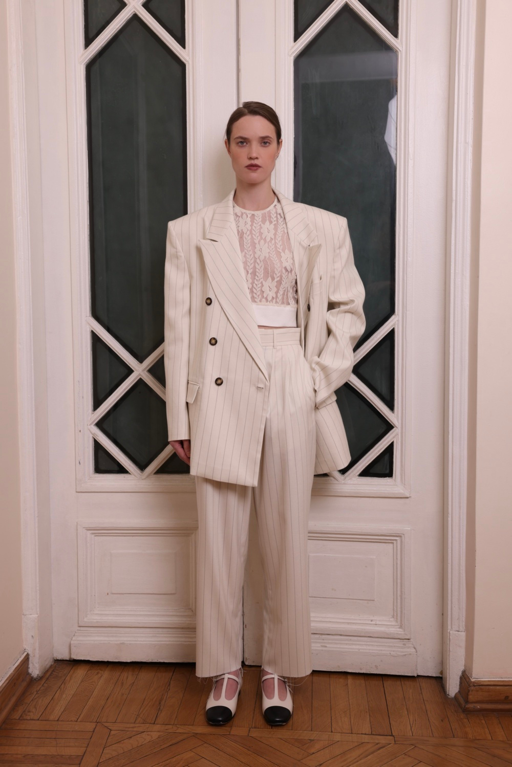 Пиджак OVERSIZE, молочный