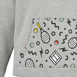 Кофта для мальчика теннисная Babolat Exercise Sweat Junior C16 - flecked gray