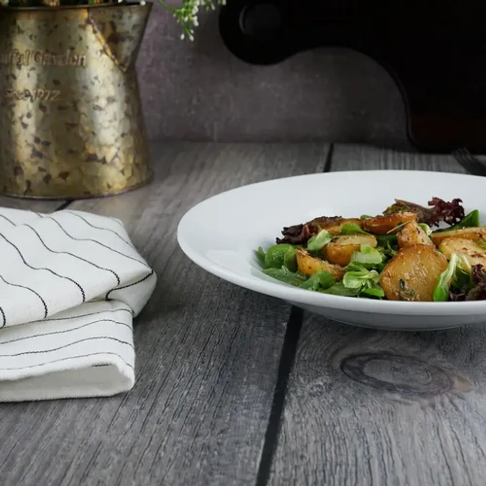 Тарелка глубокая 200 мл d 23 см h3,5 см белая фарфор Glory Eco P.L. Proff Cuisine [4]
