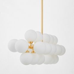 Люстра на штанге LUMINA DECO MARSIADA LDP 6033-24 GD
