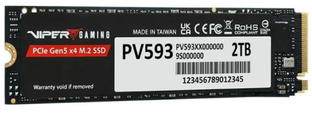 Накопитель SSD M.2 2280 Patriot Memory Viper VP593 2048 ГБ