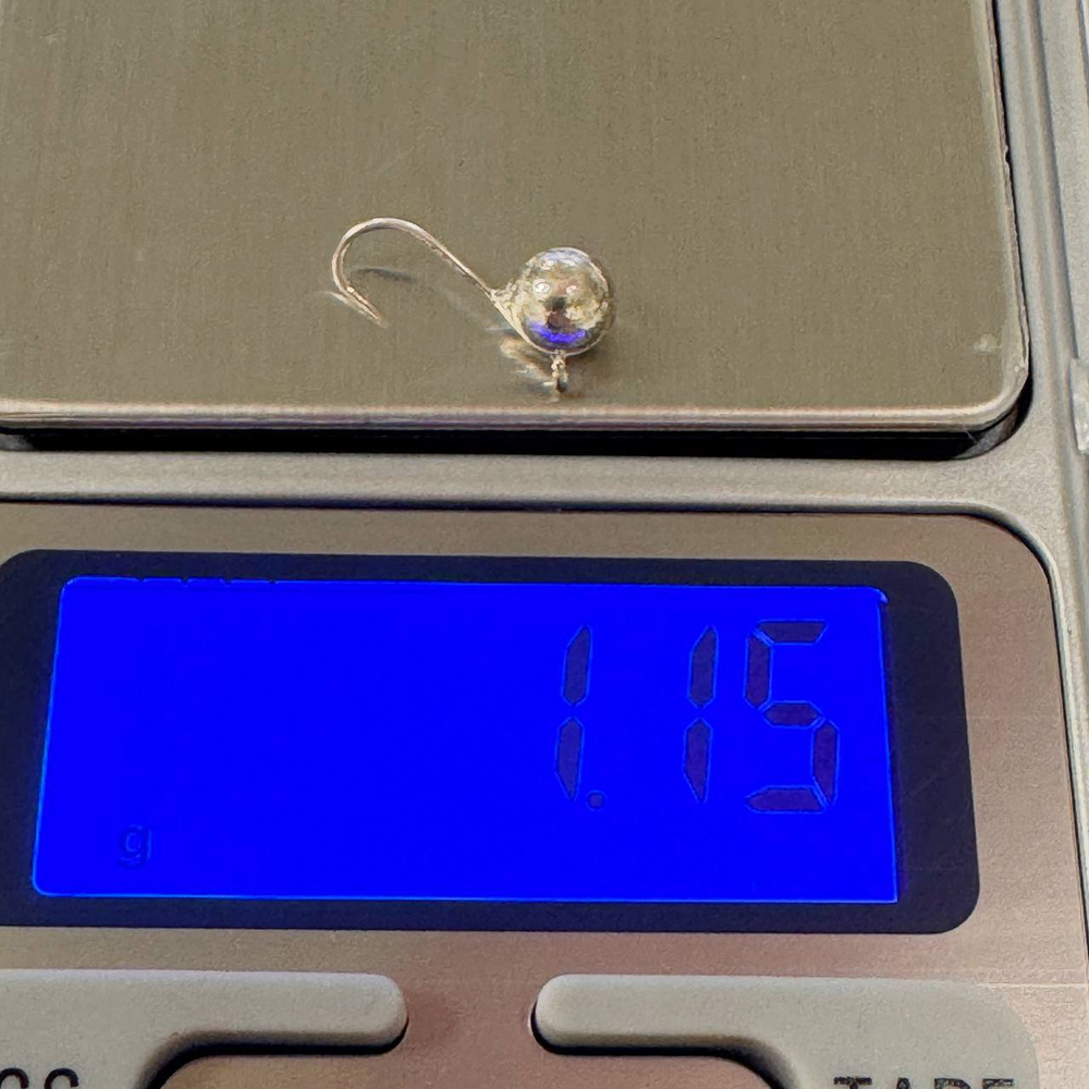 Мормышки вольфрамовые №5 1,15 гр . 1.3мм ( набор 10 штук) цена указана за 1 шту