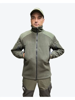 Флисовая кофта 7.26 без капюшона, Олива