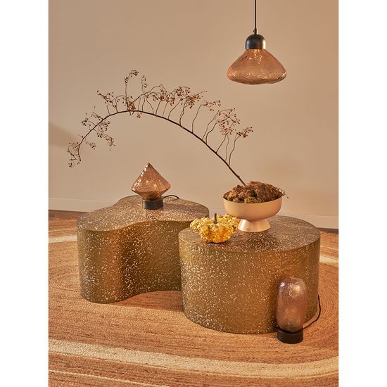 Набор из 2-х столиков grannis, золотистые