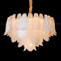 Люстра Cloyd CARDAMON C19 / Ø82 см - керамика - золото (арт.11508)