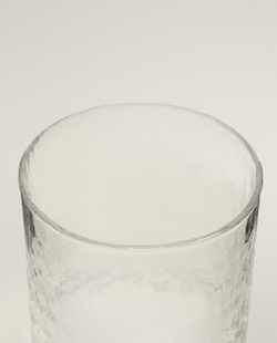 Zara Home стакан из стекла, цвет прозрачный, 8.9 см