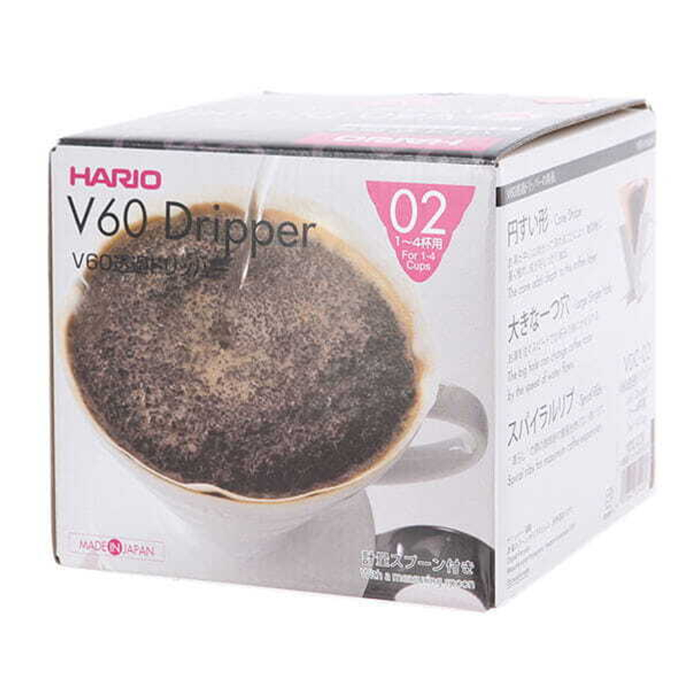 Воронка керамическая для приготовления кофе HARIO VDC-02R Красная