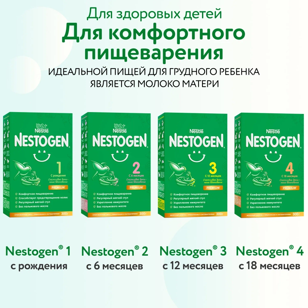 Смесь молочная Nestogen 1 1050 г c 0 месяцев