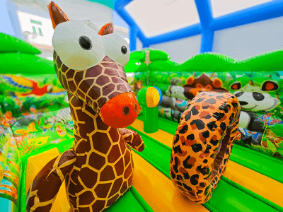 Коммерческий надувной батут «Чудо-сафари» 3,5*3,5*2,6 м