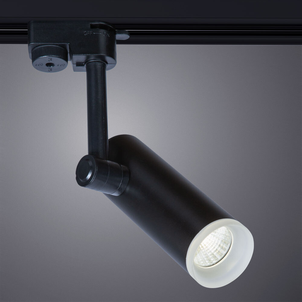 Трековый светильник Arte Lamp A6813PL-1BK