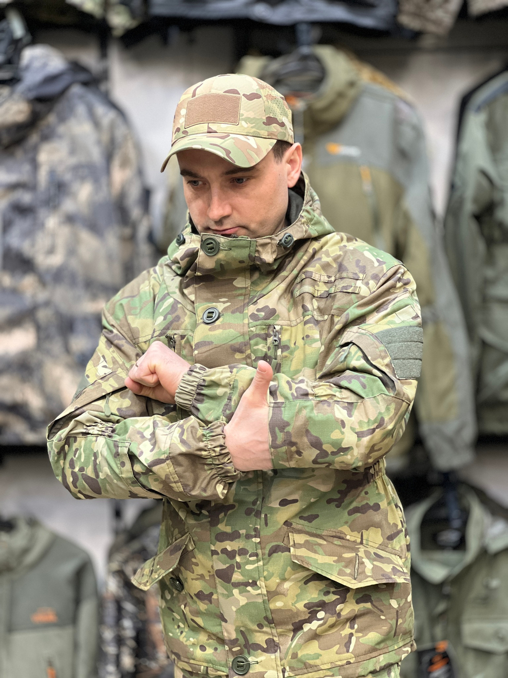 Костюм Горка 6М "Мультикам" с флисом, Рип-стоп (Беларусь)