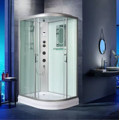 Душевая кабина WeltWasser (ВельтВассер) Werra 1204 L, с низким поддоном, с электрикой и ГМ, 120x90x217