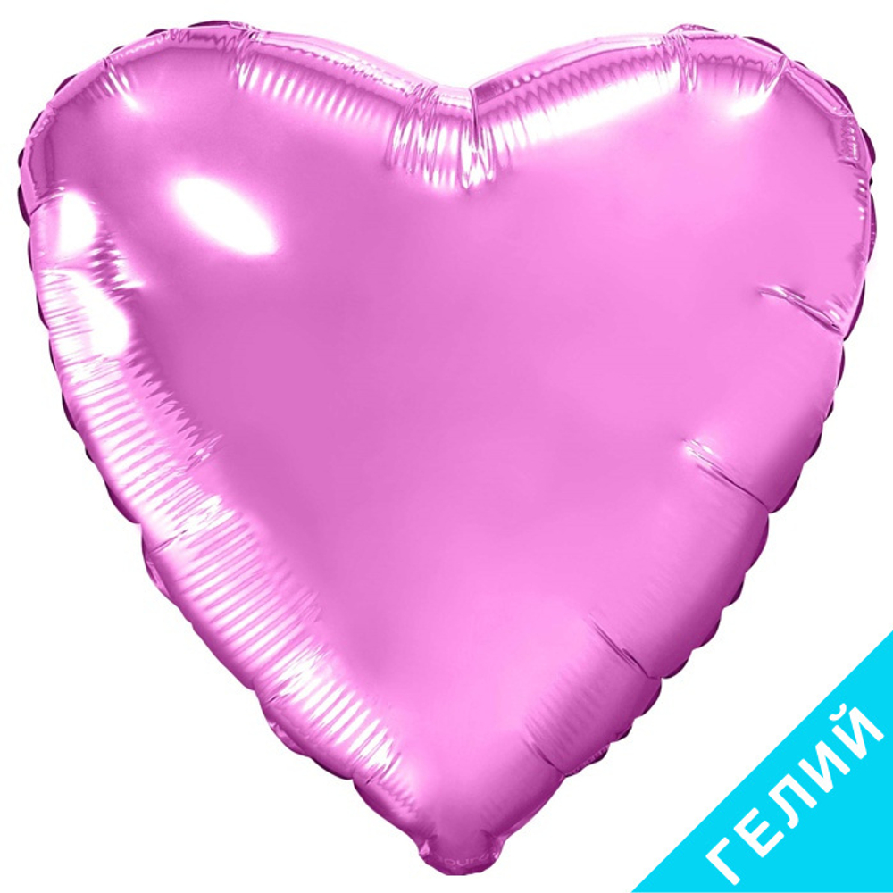 Шар Agura сердце 18" розовый пастель #758038