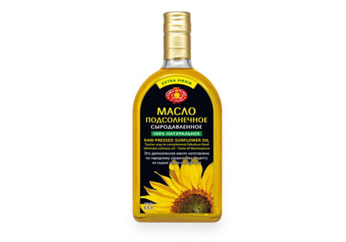 Масло подсолнечное сыродавленное, 500мл