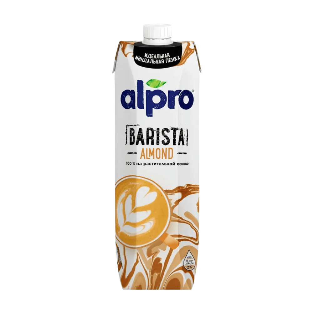 Растительное миндальное молоко BARISTA 1л (ALPRO)