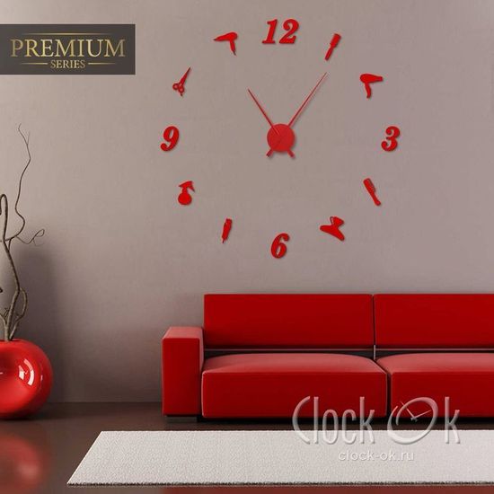 Настенные 3D часы Парикмахер