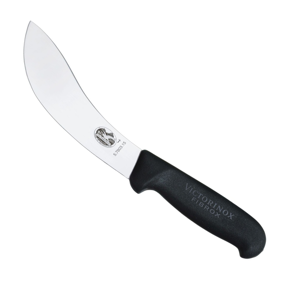 Нож Victorinox разделочный, лезвие 15 см прямое, черный