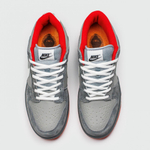 кроссовки Nike Dunk Low Grey / White / Red Ftwr.