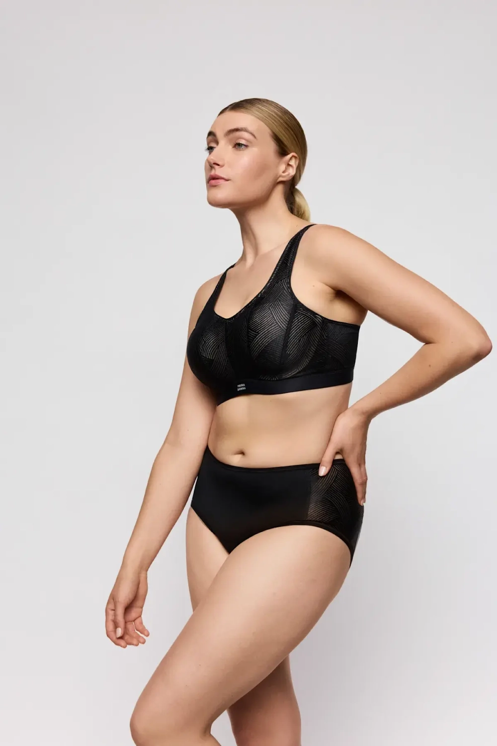 PRIMADONNA SPORT THE GAME Спортивные трусы с высокой талией, черный