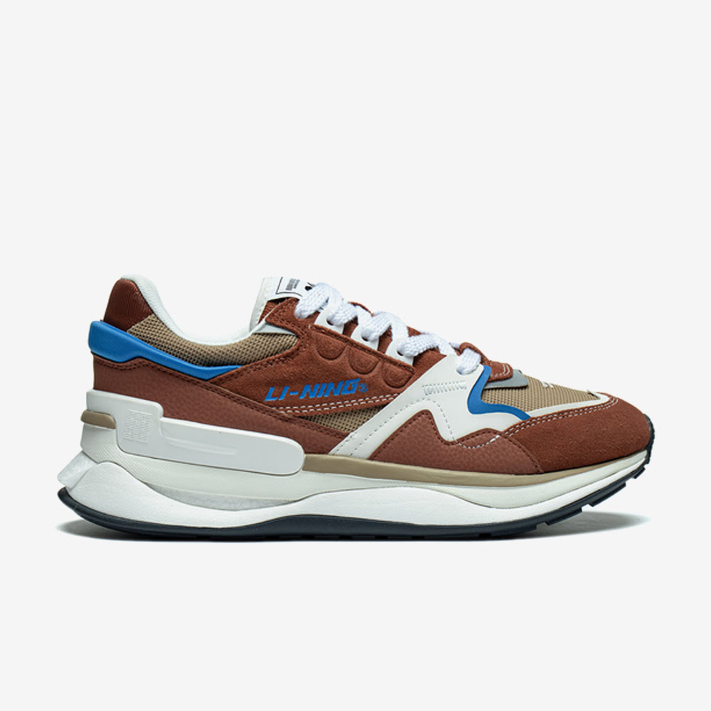 AGCT017-4 Полуботинки Мужские MOMENT V2 Коричневый/Белый LI-NING