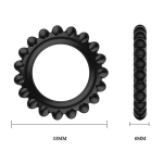 Набор из 3 эрекционных колец 3,3см, 3,8см и 4,3см Baile Titan BI-210143