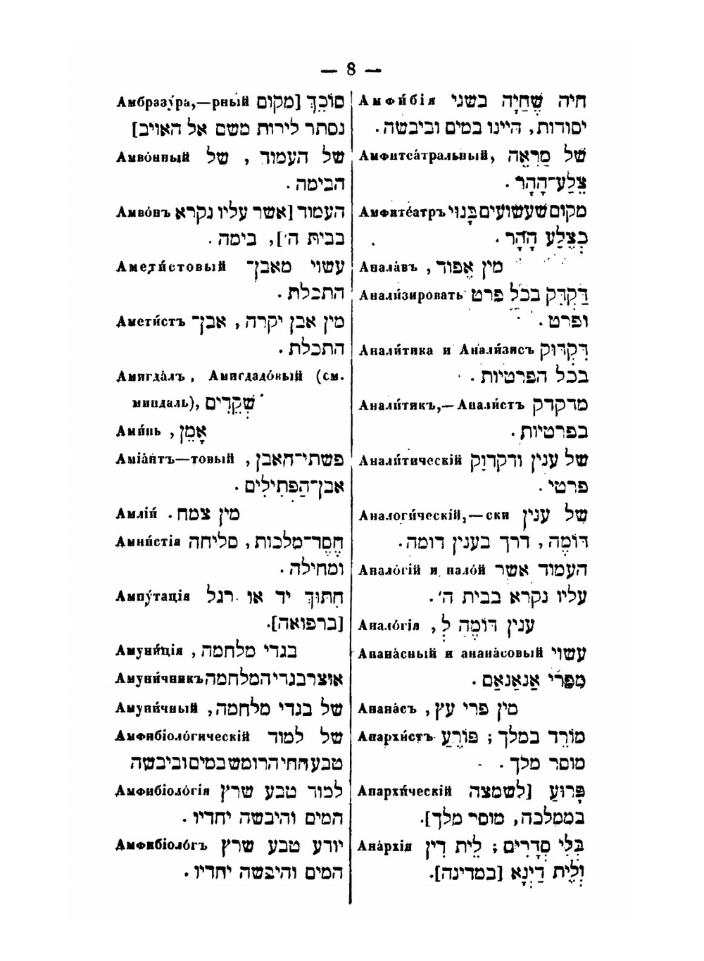 Русско-еврейский словарь | Нет автора