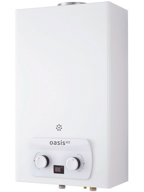 Газовая колонка OASIS PRO P-10 (20 кВт) белая