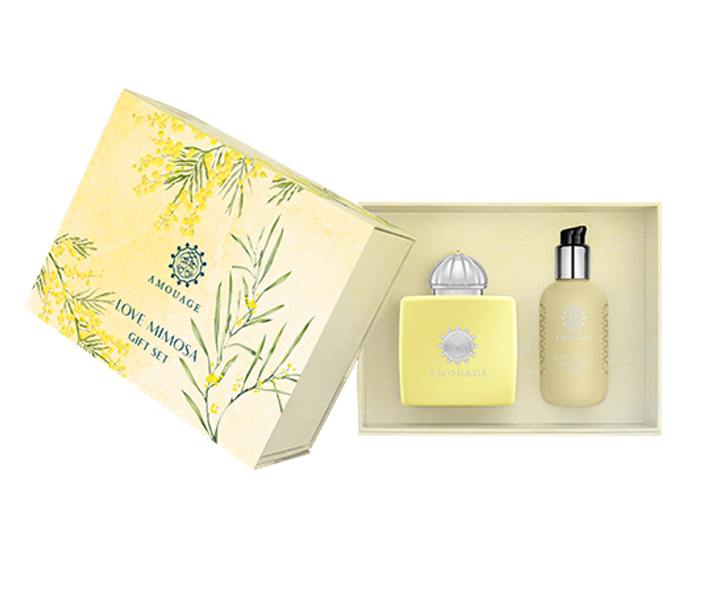 Amouage Love Mimosa woman (Парфюмированная вода 100 мл + Лосьон для тела 100мл)