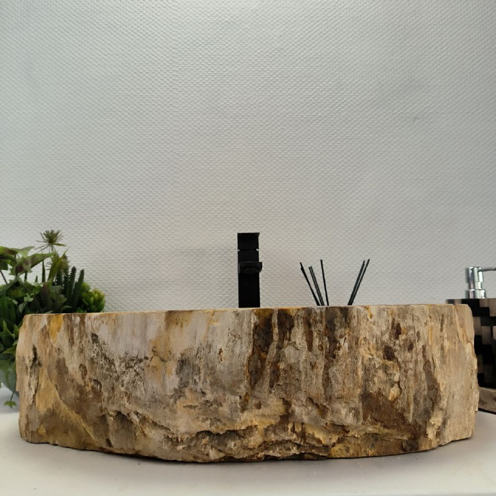 Раковина из окаменелого дерева OD-62501 58*47*15
