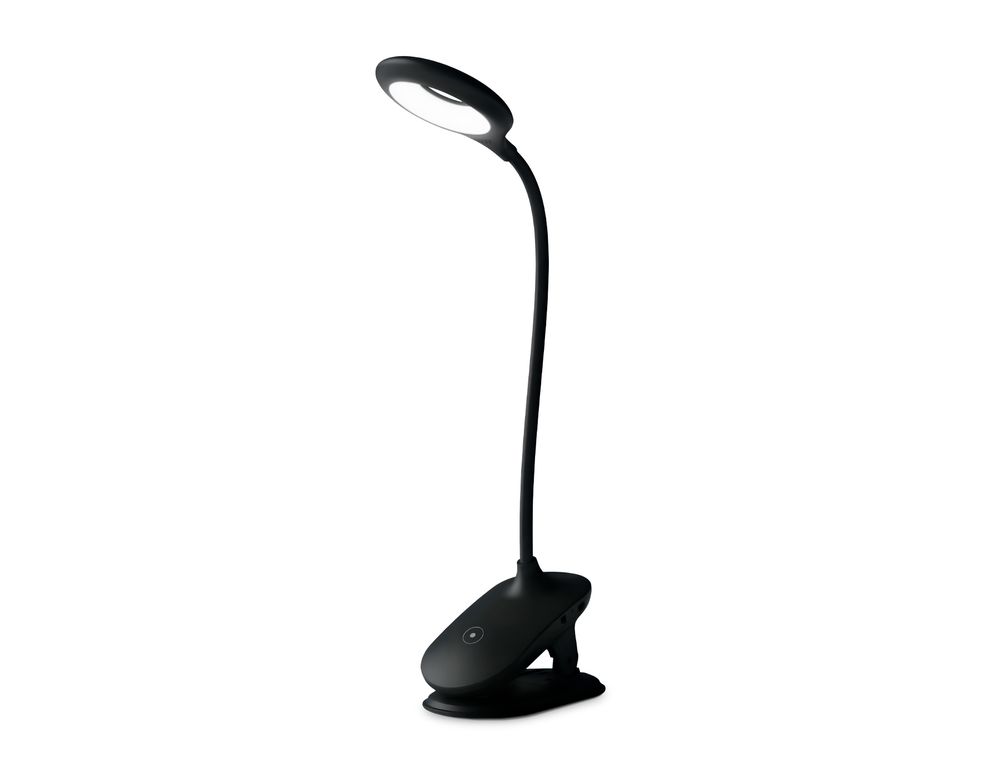 Светильник светодиодный настольный DE703 BK черный LED 3000-6000K 6W