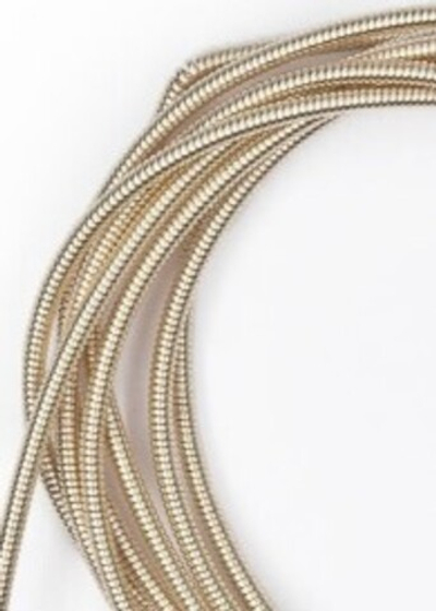 Канитель жесткая, 1,25 мм, розовое золото