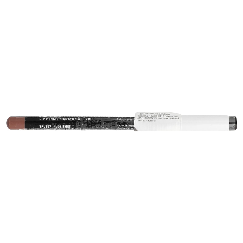 NYX Professional Makeup, Тонкий карандаш для губ, 857 телесный бежевый, 1,04 г (0,03 унции)
