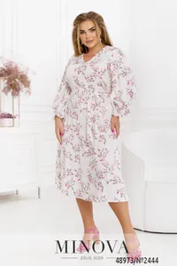 Платье 2444-белый Minova