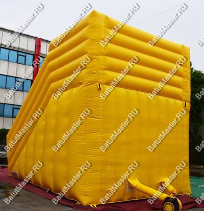 Надувная горка для зорбинга "Кубарем вниз"