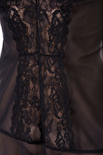 Изысканная сорочка с открытой грудью Margarita (Размер: 50-52) (Цвет: черный)