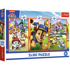 Puzzles - "3x80" - A dog's gang / Viacom PAW Patrol_FSC Mix 70%