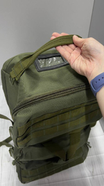 Вместительный тактический рюкзак 60л / олива