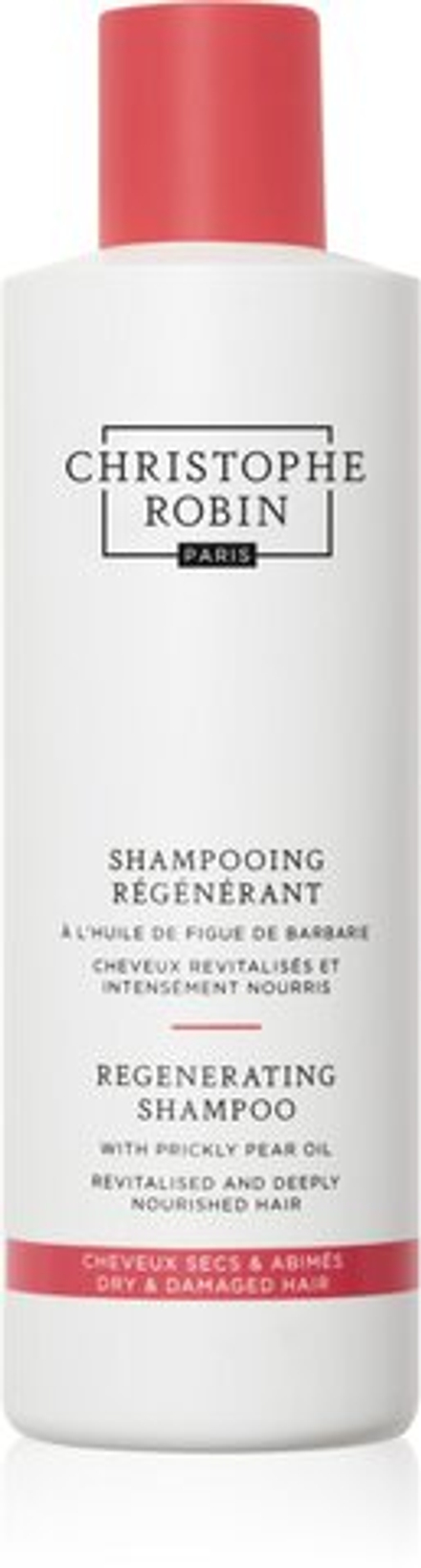 Christophe Robin Regenerating Shampoo with Prickly Pear Oil - регенерирующий шампунь /   250  ml  / GTIN 5056379590517