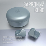 Беспроводные наушники KZ SKS blue-gray