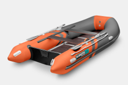 Надувная лодка GLADIATOR B330 оранжево-темносерый