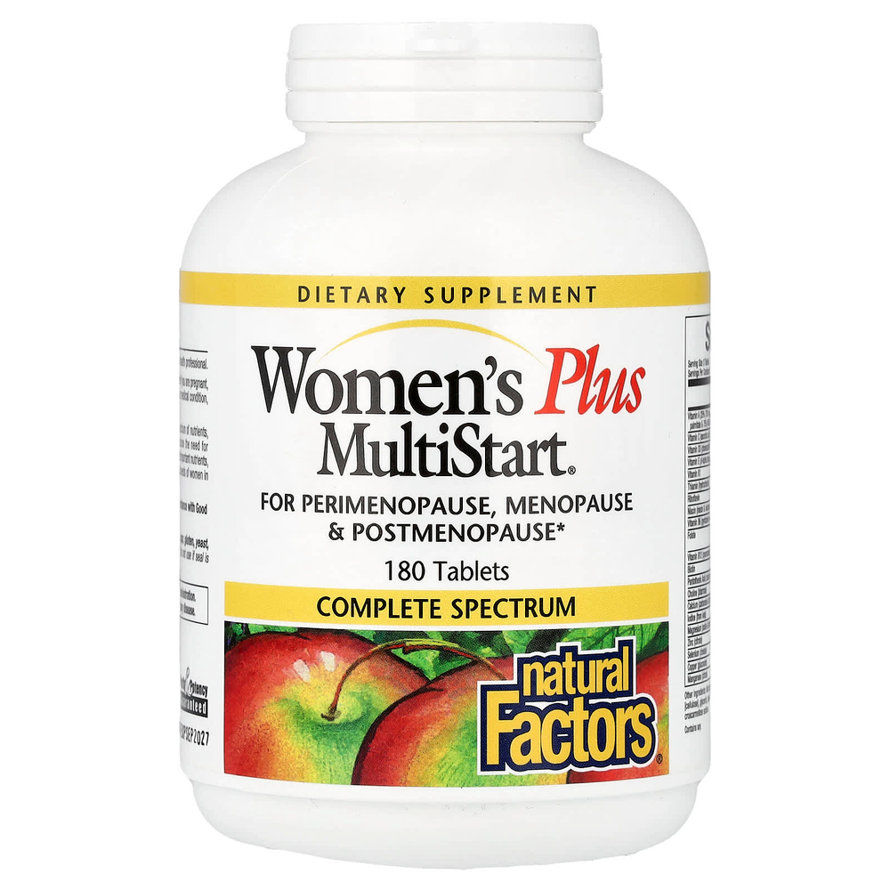 Natural Factors, Women's Plus MultiStart®, 180 таблеток