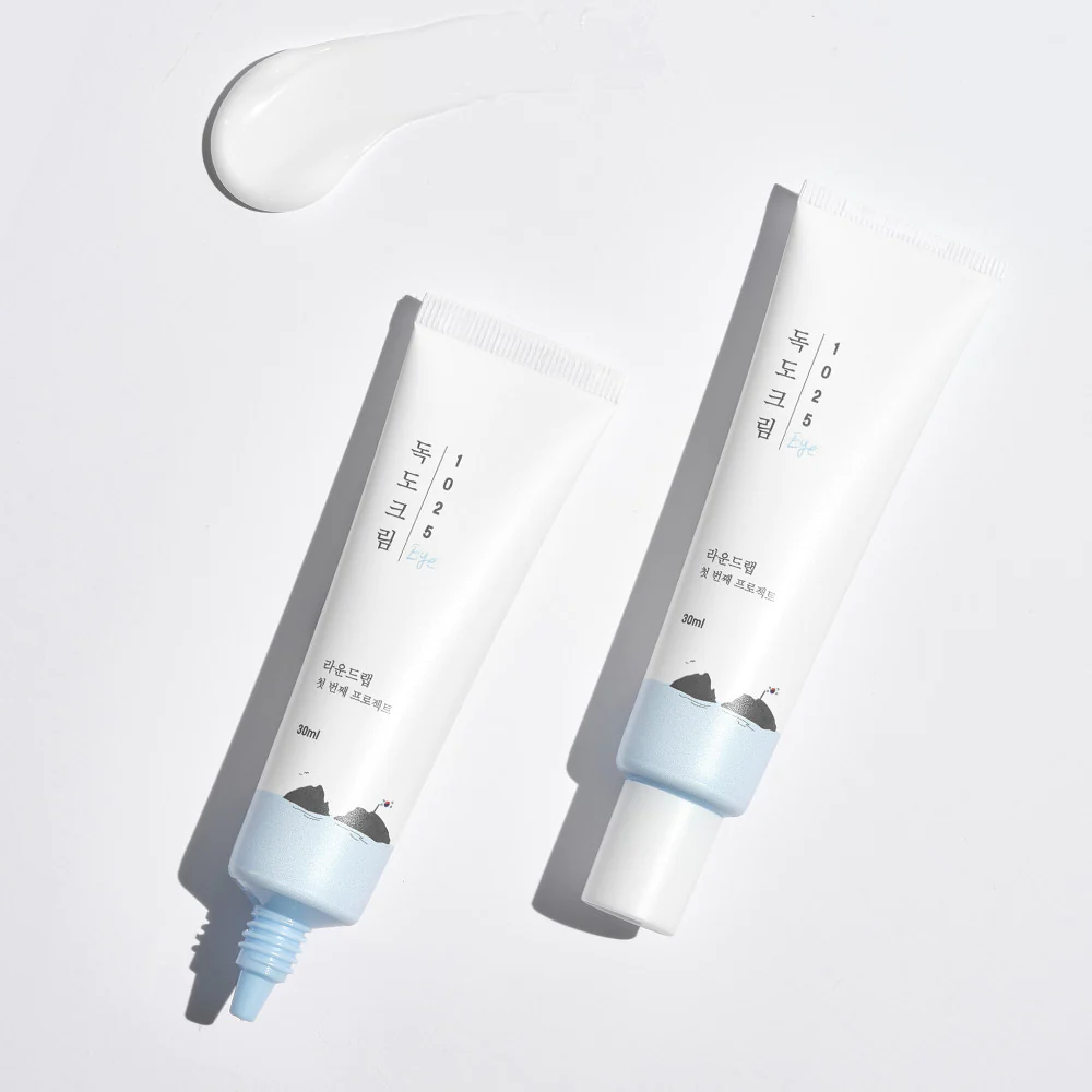 Увлажняющий крем для век с морской водой Round Lab Dokdo Eye Cream. 30 мл