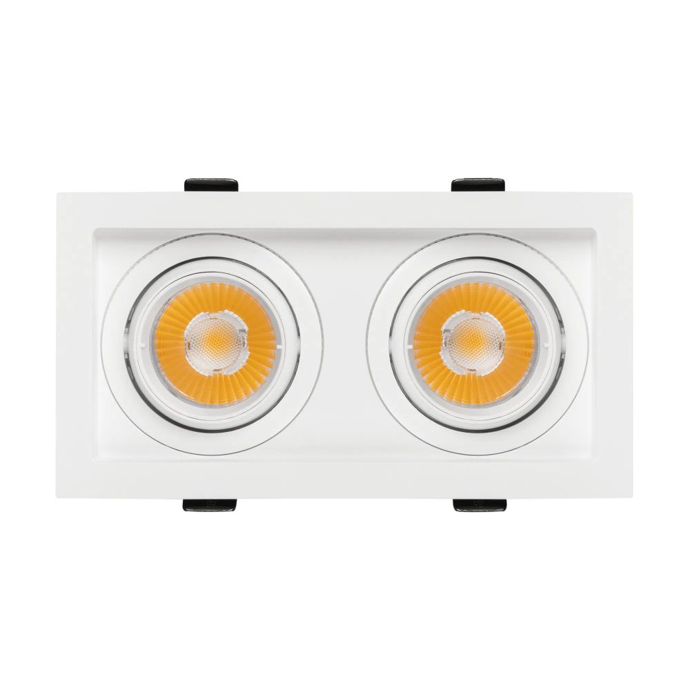 Светильник MS-VORTEX-BUILT-S170x90-2x12W Day4000 (WH-WH, 20 deg, 230V) (Arlight, IP20 Металл, 5 лет) 057770