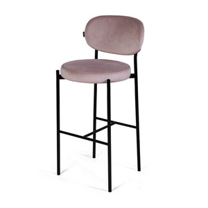 Стул барный Mason, бархат пепельно-бежевый 25