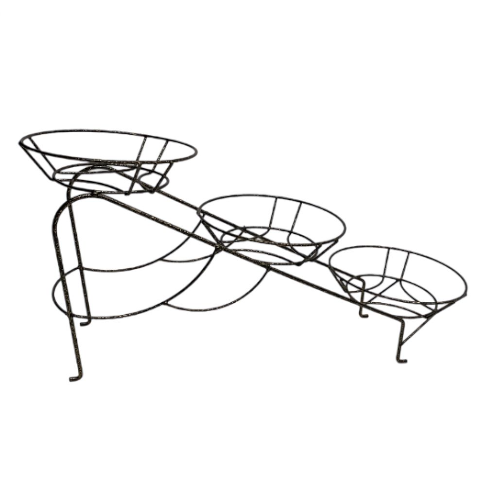 Подставка для цветов настольная "Горка" на 3 горшка, металл М0000113